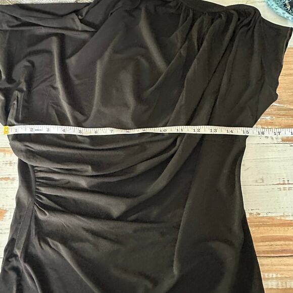 Chiara Boni La Petite Robe Dotta Crepe Minimalist Small
Top Black Stretch - Picture 10 of 12